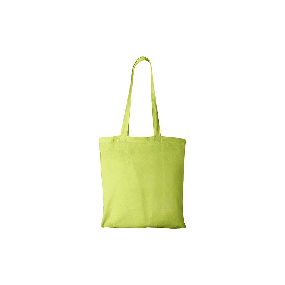 Lime Cotton Tote Bag