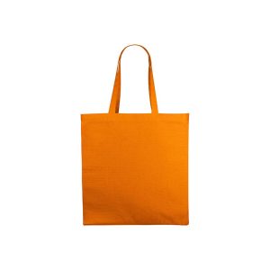 Orange Cotton Tote Bag