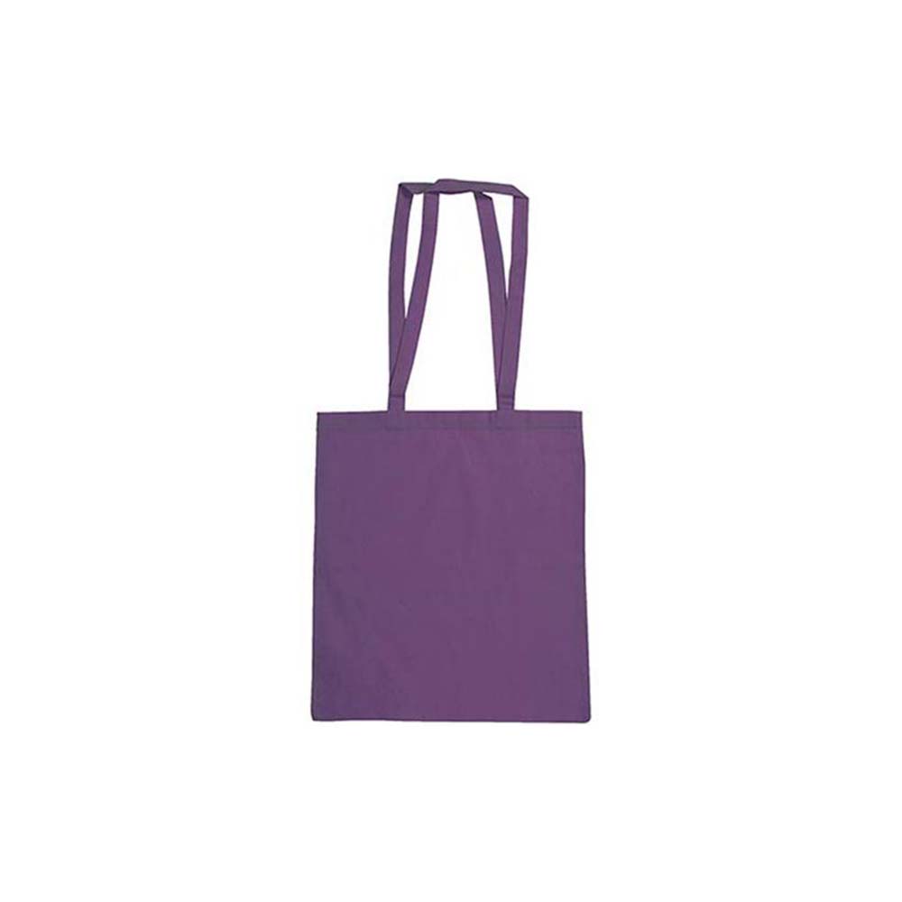 Purple Canvas Tote Bag