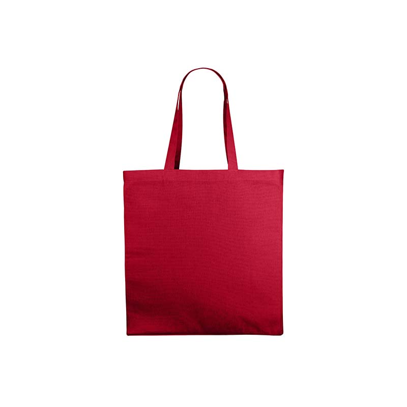 Red Cotton Tote Bag