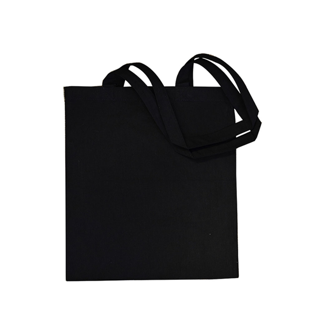 Black Canvas Box Tote Bags